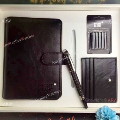 High Quality Montblanc Replicas Notebook & Fountain Pen Set